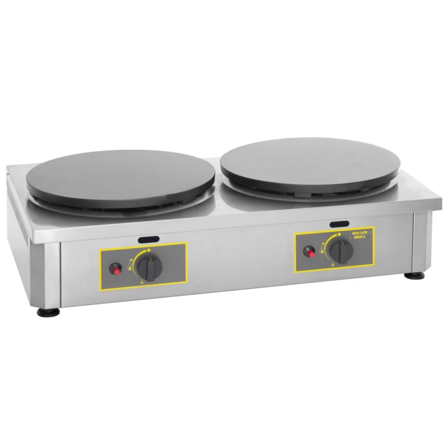 CRÊPES GERÄT DOPPEL 40 CM DURCHMESSER EMALIERT GAS CDG 400