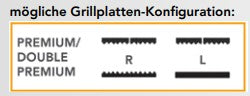 KONTAKTGRILL DOPPELT GETRENNTE PLATTEN + ZEITSCHALTUHR
