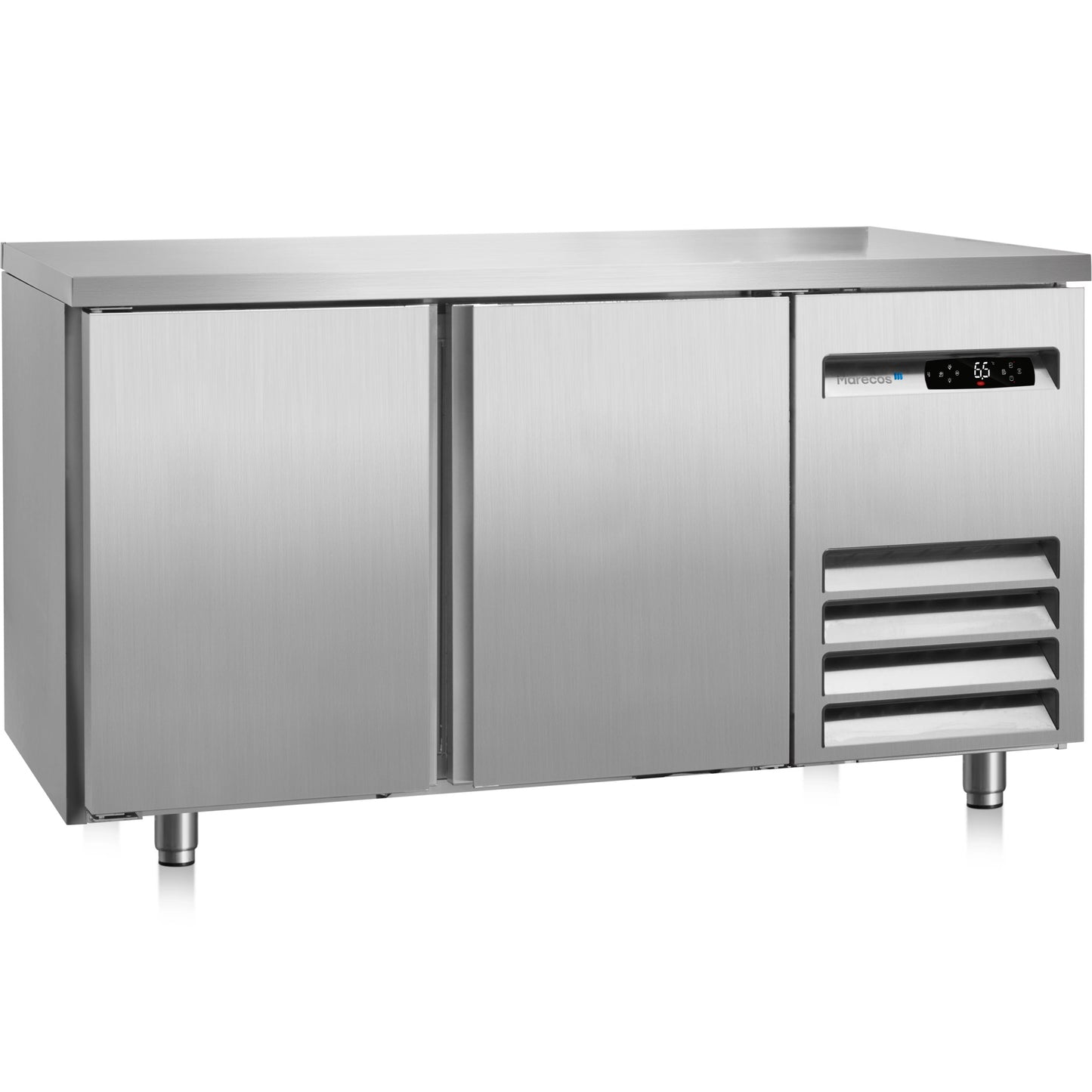 KÜHLTISCH 60 CM TIEF 120 CM FÜR KOCHGERÄTE 59 /64 CM HOCH 2 TÜREN EXCEL STEUERUNG BRSB 12 PO