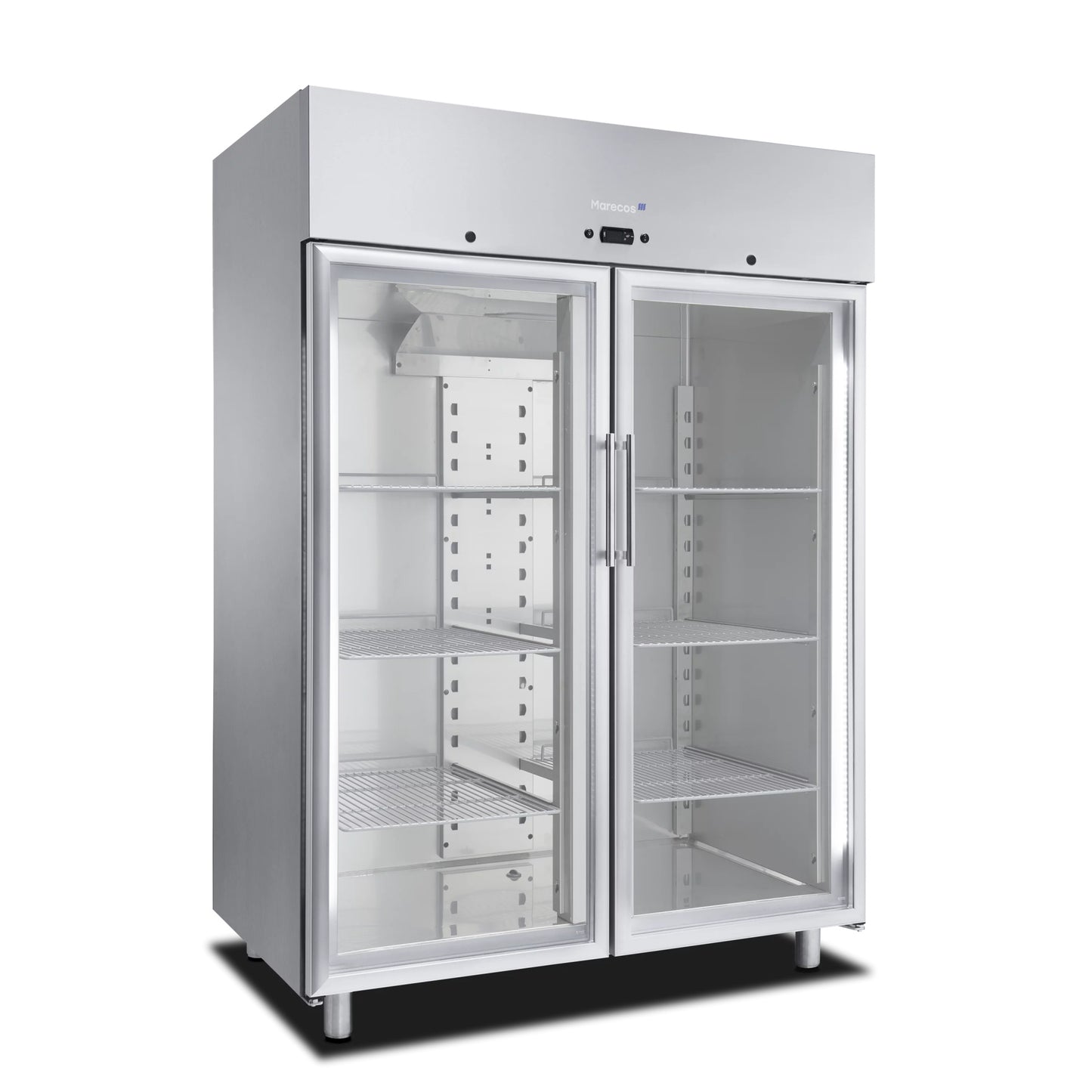 KÜHLSCHRANK 2/1 GN 1235 LITER GLASTÜREN AGP 1400 TA PV SOFTLINE