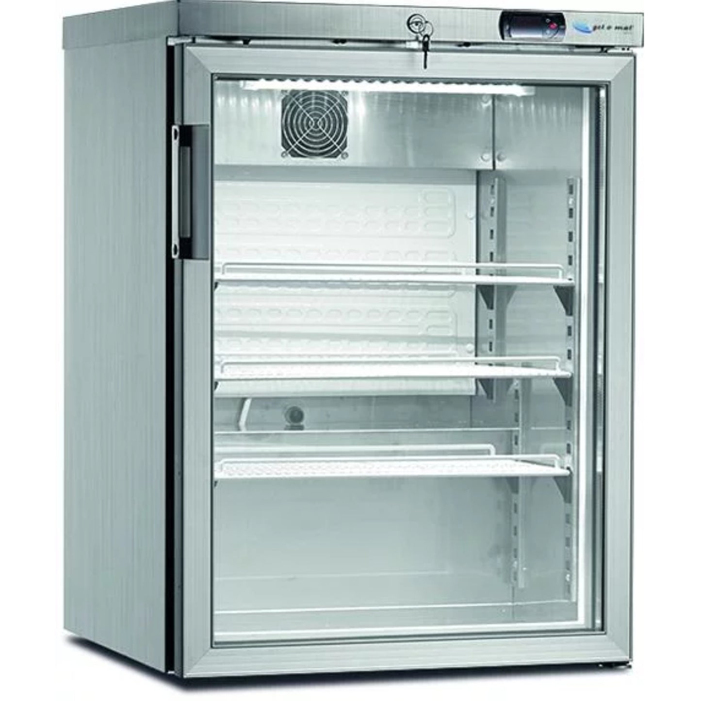 KÜHLSCHRANK 60 CM, ARV 150 CS TA PV EDELSTAHL MIT GLASTÜR