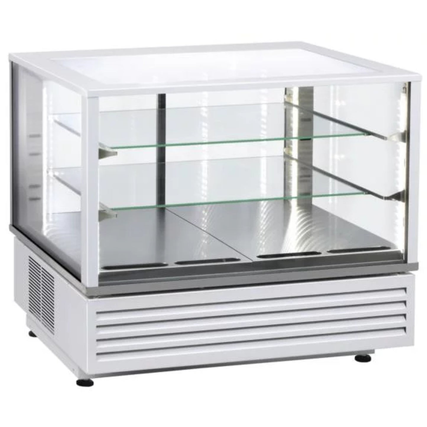 PANORAMA KÜHLVITRINE 78,5 CM 2 x 1/1 GN LED BELEUCHTUNG MODELL CD 800