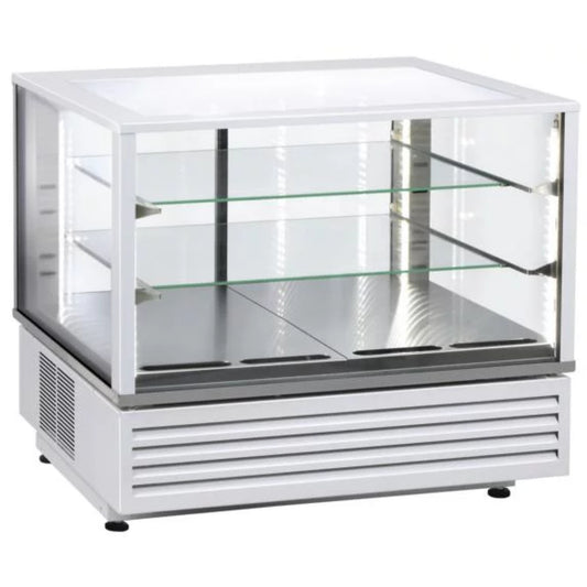 PANORAMA KÜHLVITRINE 78,5 CM 2 x 1/1 GN LED BELEUCHTUNG MODELL CD 800