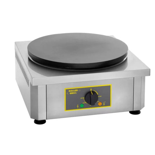 CRÊPES GERÄT EINZEL 40 CM DURCHMESSER EMAILIERT ELEKTRO CSE 400