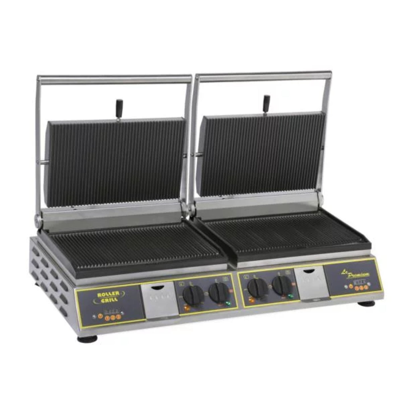 KONTAKTGRILL DOPPELT GETRENNTE PLATTEN + ZEITSCHALTUHR