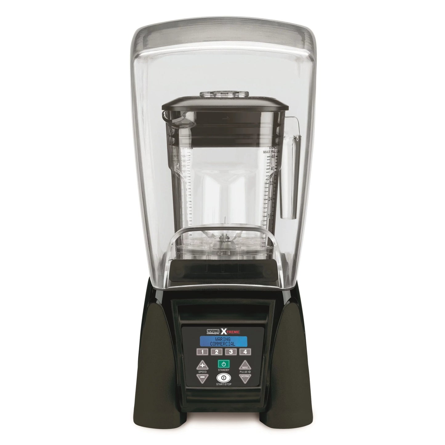 WARING XTREME HI POWER 2 LITER FOOD/BAR MIXER MIT SCHALLSCHUTZHAUBE MIT 3,5 PS MOTOR MX1500XTXSEE